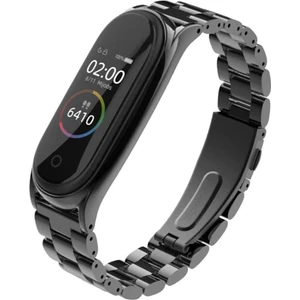 Xiaomi Mi Band 4 Metal Kordonu Kayış Klasik Baklava Desenli