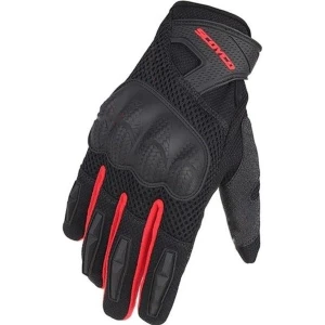 Yazlık File Kırmızı Eldiven Dokunmatik Ekran Desteği ile Neopren Malzeme