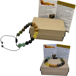 Hediye Ürün Al Doğaltaş Para ve Şans Bilekliği