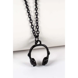 Oyuncu Headset Kulaklık Kolye Siyah Klasik Zincirli