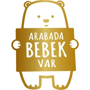 Kesim Anahtarı Arabada Bebek Var Araba Sticker Oto Sticker