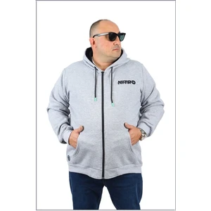 Büyük Beden Sweatshirt Nitro 22739  Melanj