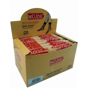 20 Den Ince Soket Çorap 6'lı