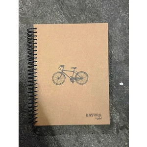 17*24 80 Yp Kraft Sert Kapak Kareli Defter
