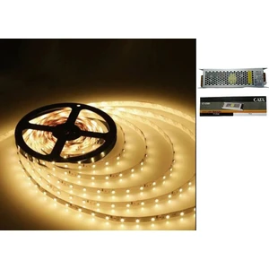 10 Metre 10 Çip Şerit Led Günışığı ve Cata 17 Amper Slim Led Trafosu Takım