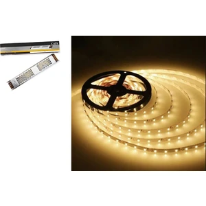 15 Metre 10 Çip Şerit Led Günışığı ve Cata 21 Amper Slim Led Trafosu Takım