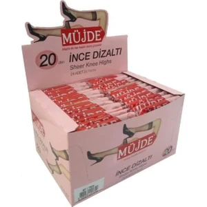 20 Den Ince Dizaltı Çorap 6'lı