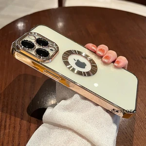 M.TK Moveteck Iphone 13 Pro Max Uyumlu 14 Pro Max Görünümlü Kılıf Kamera Lens Üstü Kapalı Koruma Şeffaf