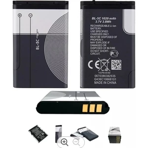 Tuşlu Cep Telefonlarına Uyumlu Nokia 1020 Mah. Batarya Pil 112/210/150/215/216/1100/106