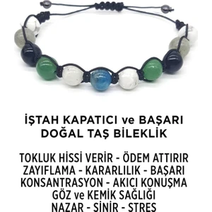 Hediye Ürün Al Doğal Taş Iştah Kapatıcı Bileklik