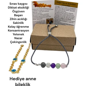 Hediye Ürün Al Doğaltaş Kız Ögrenci Başarı Bilekliği Anne Için Hediyelidir