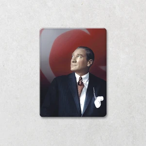 Mustafa Kemal Atatürk Cam Tablo | 30cm x 40cm