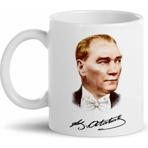 Gazi Mustafa Kemal Atatürk Baskılı Kupa Bardak Kp-01