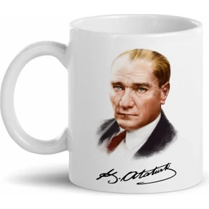 Gazi Mustafa Kemal Atatürk Baskılı Kupa Bardak Kp-02