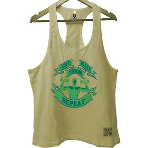 Top Glory Greenmuscle Fitness Gym Tank Top Sporcu Atleti