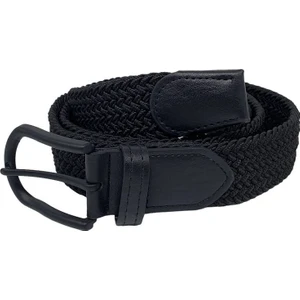 Siyah Elastik Esnek Unisex Örgü Kemer - 8500-1