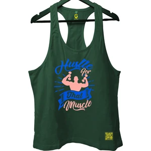Top Glory Hustle Fitness Gym Tank Top Sporcu Atleti