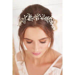 Bba New Trend Gelin Saç Aksesuarı Gelin Tacı Incili Gelin Tacı Kristal Gelin Saçı Aksesuarı
