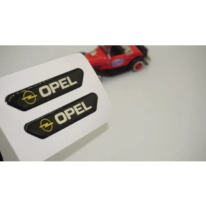 DK Tuning Opel Logo Çamurluk Yanı ve Ayna Metalize Damla Desen 3m Logo Arma