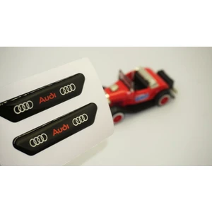 DK Tuning Audi A4 A5 A6 A7 Çamurluk Yanı ve Ayna Metalize Damla Desen 3m Logo Arma