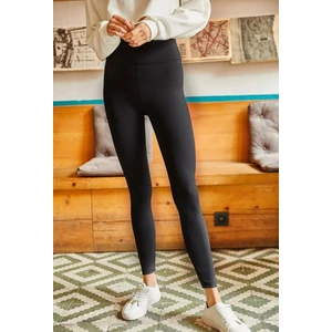Egn Fashion Fitilli Yüksek Bel, Şardonlu Tayt