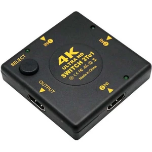4K Destekli HDMI Switch 3 Port HDMI Çoklayıcı Ultra Hd Çoğaltıcı  4KX2K 3840X2160P