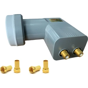 Ata Elektronik Universal 2 Çıkış Hd 3D 4K Lnb Elenbi Lenebe Gold Sarı Uç Konnektörlü Seri +4f Gold Jak