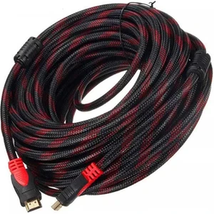 Ata Elektronik 5 Metre  Ip Sargılı Örgülü 5mt 5 Metre HDMI Kablo 1.4V 4K Full Hd Laptop Tv Görüntü HDMI Kablo