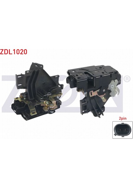 Volkswagen Transporter V 2003-2012 Kapı Kilidi Motorlu Sol Ön 3B1837015AN