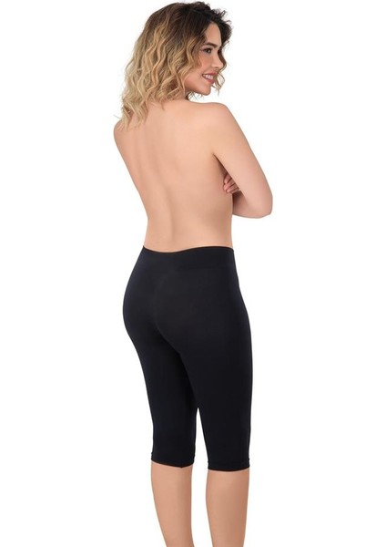 Siyah 3856 Soft Kapri Tayt S
