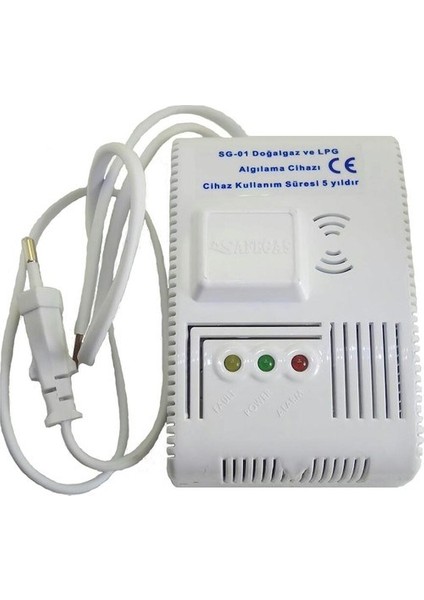 Sg-01 Doğalgaz ve Lpg Alarm Gaz Dedektörü