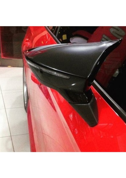 Seat Ibiza 5 Batman Yarasa Ayna Kapağı Piano Black 2017 2018 2019 2020 2021 Uyumlu