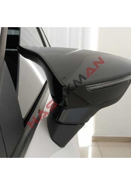 Seat Ibiza 5 Batman Yarasa Ayna Kapağı Piano Black 2017 2018 2019 2020 2021 Uyumlu