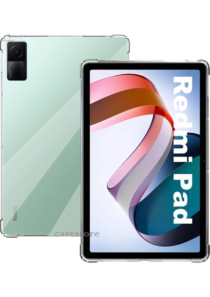 Xiaomi Redmi Pad Tablet Için Uyumlu Kılıf Ekran Koruyucu ve Kalem Ön Arka Tam Kaplama 3in1 Set
