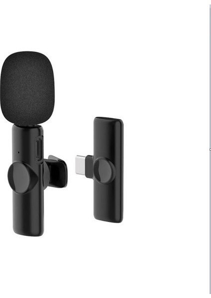 K11 Type-C Android Youtube Tiktok Yayın Kablosuz Yaka Mikrofonu