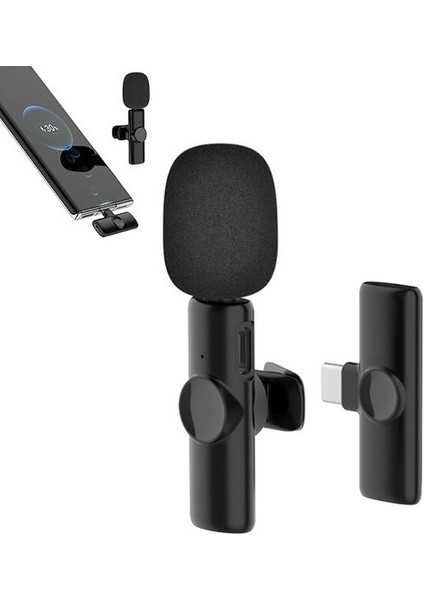 K11 Type-C Android Youtube Tiktok Yayın Kablosuz Yaka Mikrofonu fiyatları