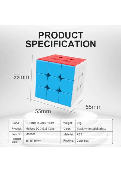 Meilong 3c - 3X3X3 Rubik Küp