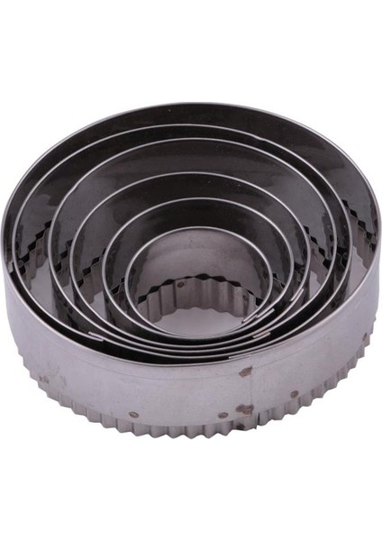 Volovan Metal Set 6 Lı Dişli Yuvarlak