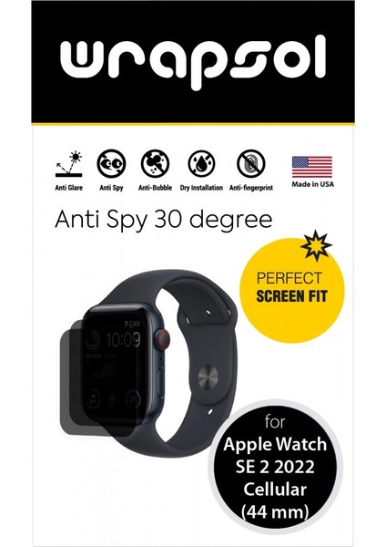 Apple Watch 44 mm Se 2 (2022) Cellular Akıllı Saat Mat Hayalet Ekran Koruyucu fiyatları