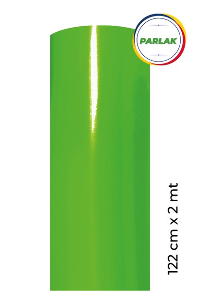 Parlak Yeşil Yapışkanlı Folyo 122 cm x 2 mt