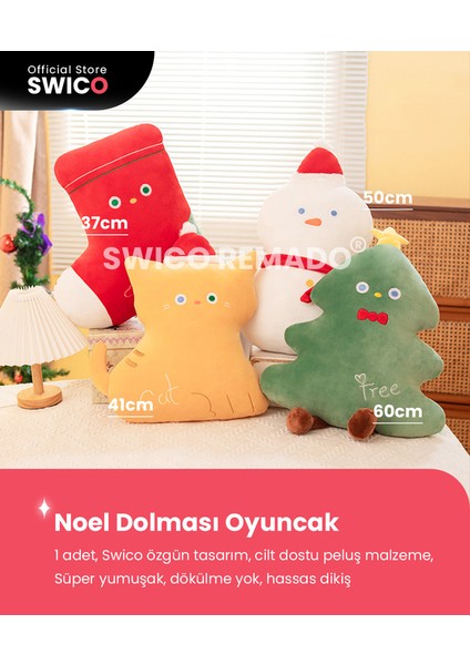 Noel Kardan Adam Peluş Oyuncak 50 cm. (Yurt Dışından)