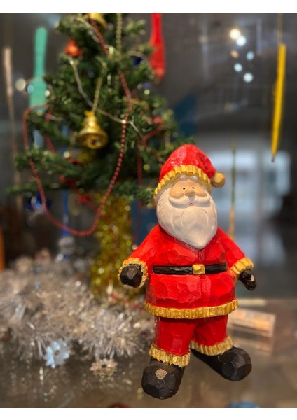 Noel Baba Heykel Biblo Obje Yolbaşı Yeni Yıl Dekorasyon Ev Ofis fırsatları