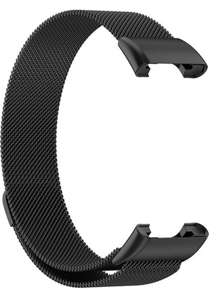 Xiaomi Mi Band 7 Pro Için Mıknatıslı Metal Kordon Kayış - KY58
