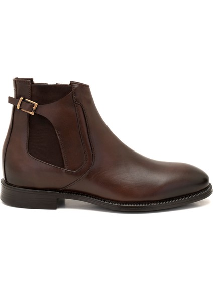 Delmar Kahve Erkek Deri Bot modelleri