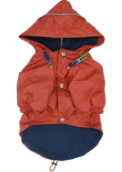 Pluvia İçi Polar Küçük Irk Köpek Yağmurluğu Turuncu modelleri