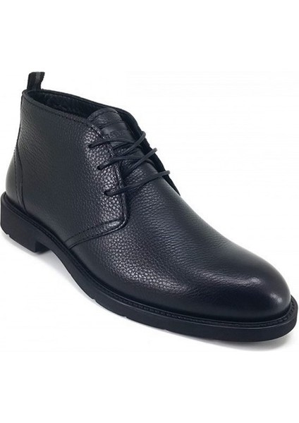 1316 Libero Içi Kürklü Günlük Deri Erkek Bot-Siyah
