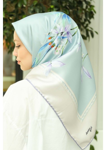 2022 Sezonu 90X90 Sport Twill (Tivil) Eşarp Uygun Eşarp Modelleri Tesettür Nağme 2043-01 fiyatları