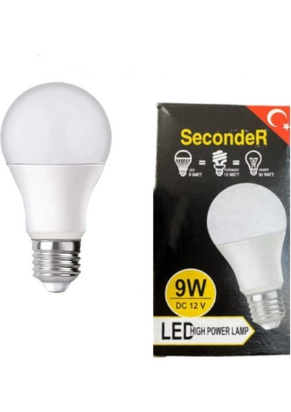 Bahçe Aydınlatmaları A++ 12 Volt Solar Ampul 12 Volt ile Çalışan LED Ampul