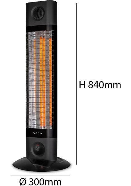 Karbon Infrared Isıtıcı CH1800 Rt