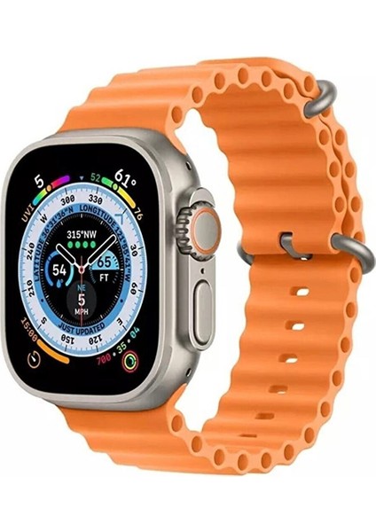 Watch 8 Ultra Pro Max 49MM Android Ios(Iphone) Uyumlu Turuncu